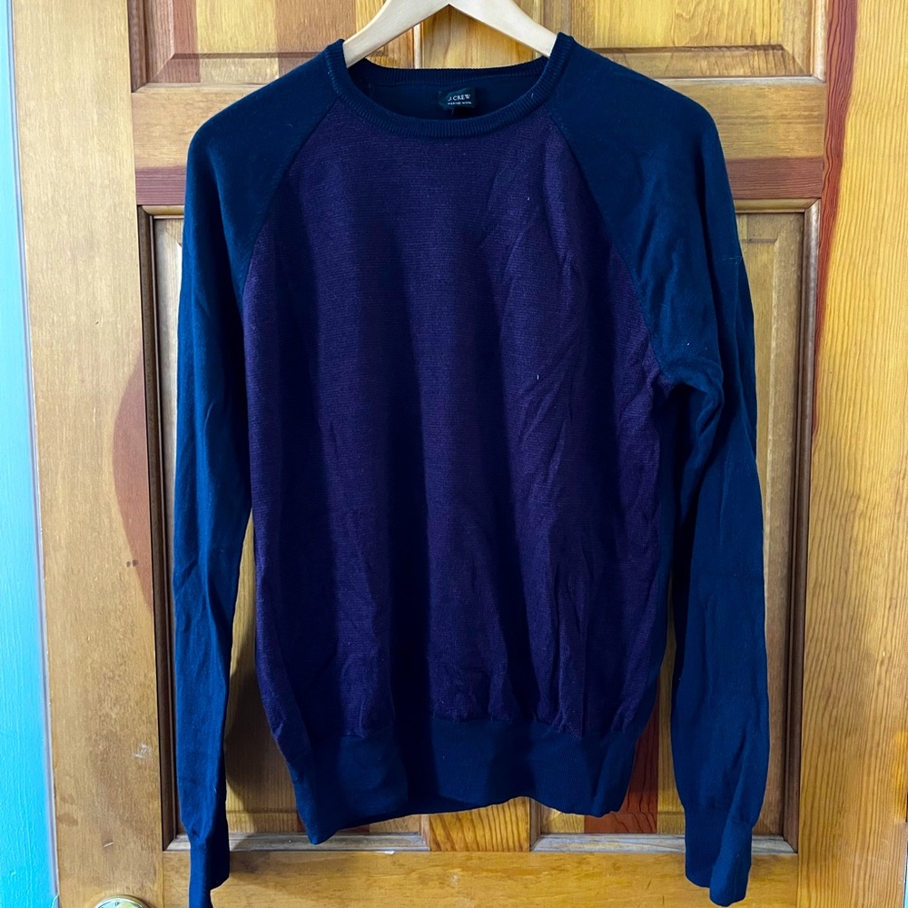 JCrew crew neck merino wool sweater